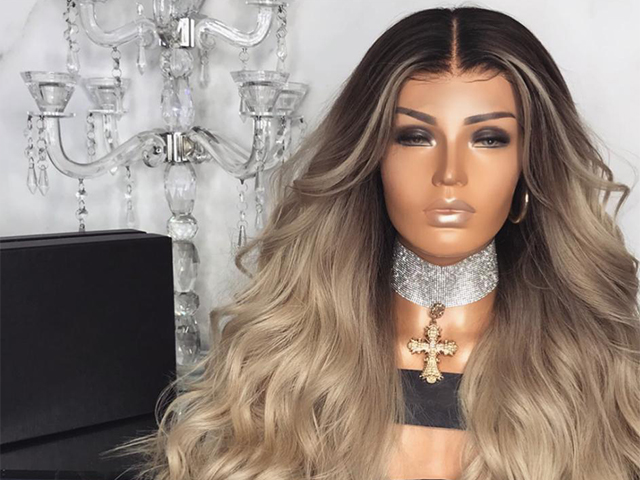 YAOARA Gradual champagne color long hair YAOARA Gradual champagne color long hair
